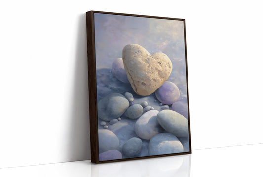 Stone Hearts Rest In Morning Light