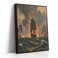 Ghost Fleet On Burning Seas