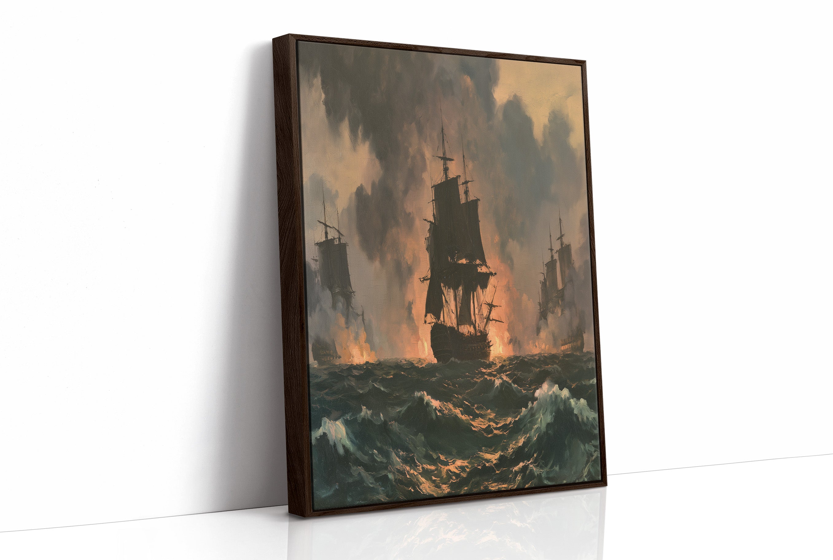 Ghost Fleet On Burning Seas