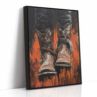 Burnt Leather Cowboy Boots