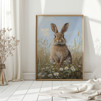 Charming Rabbit Portrait Canvas - Whimsical Animal Art - Gallery Canvas image 10