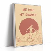 Desert Horses Chase Golden Hours