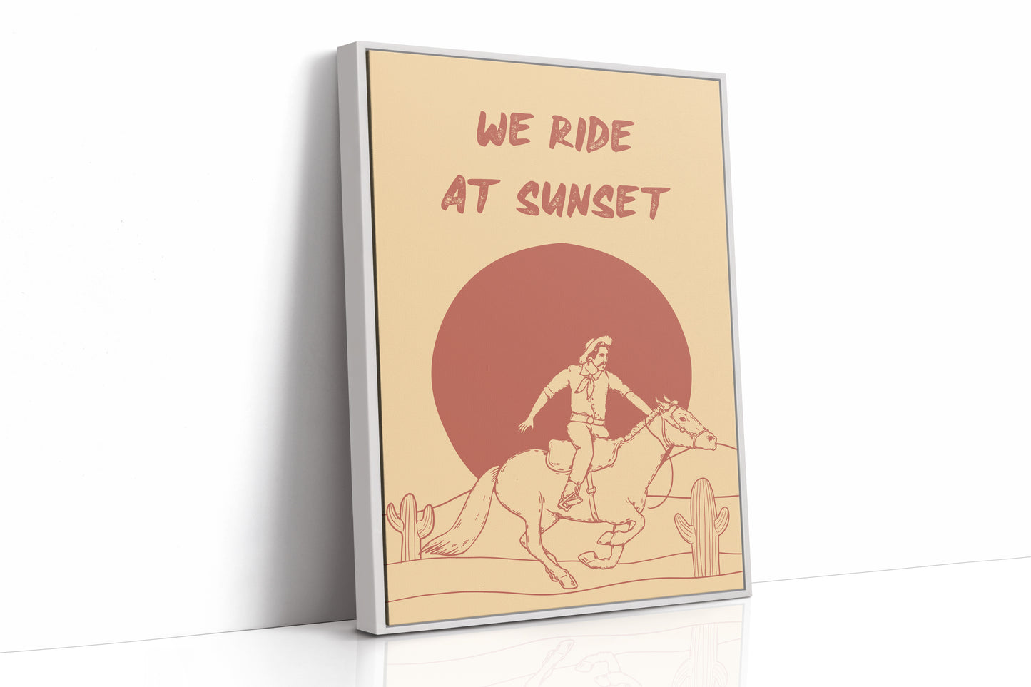 Desert Horses Chase Golden Hours