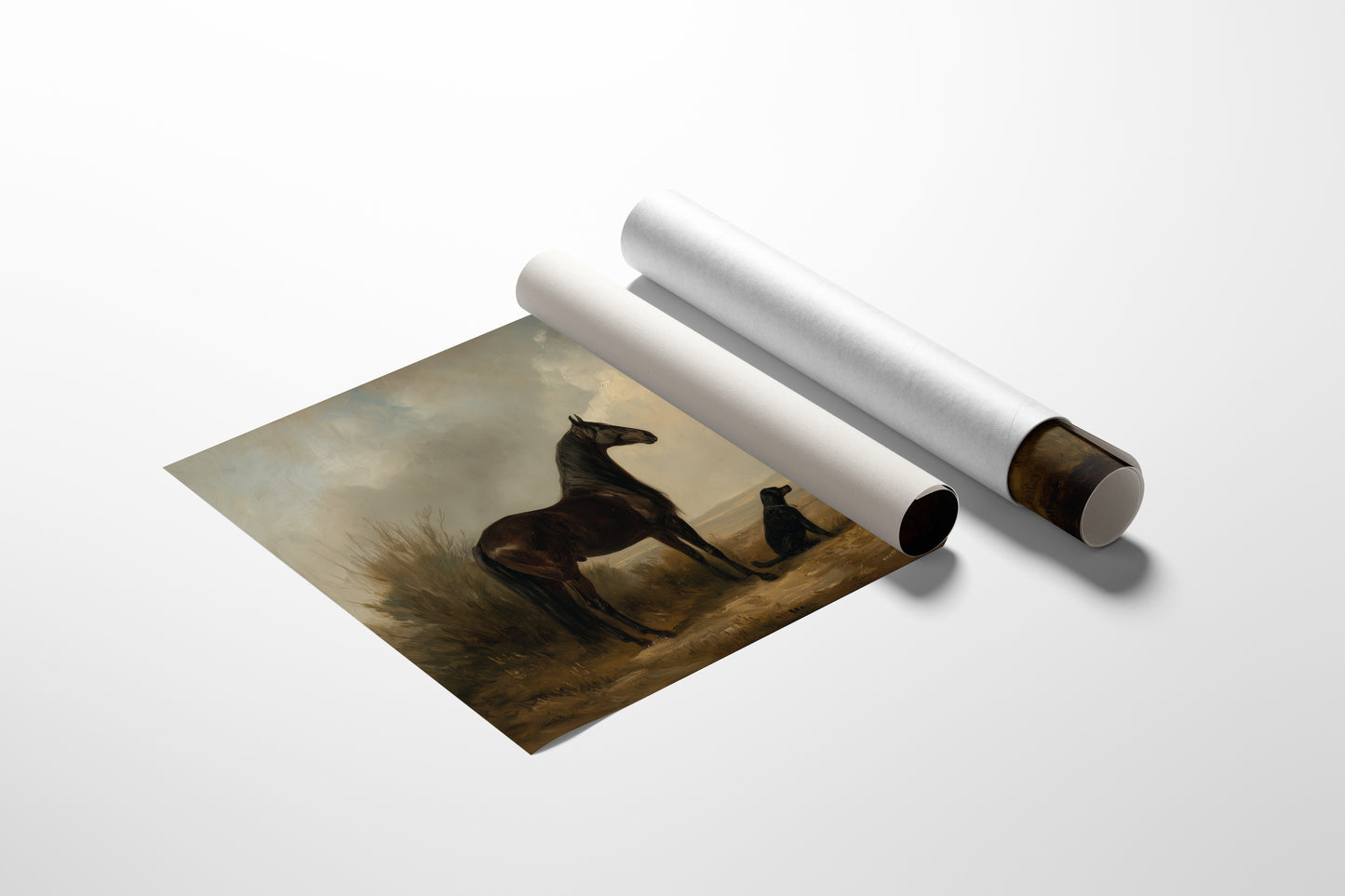 Noble Steed Shares Dawn With Friend