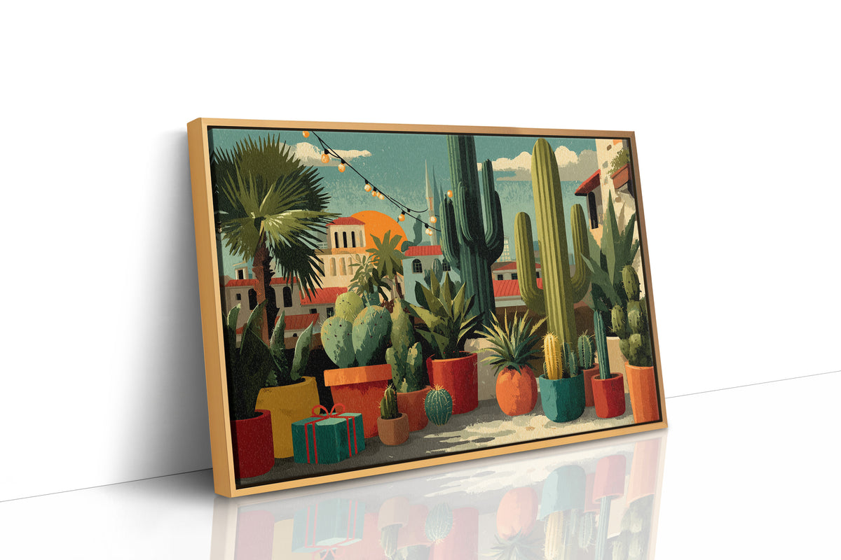 Desert Christmas, Cactus Declines Ornaments