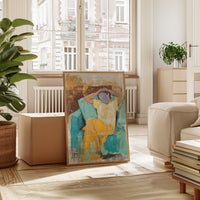 Sunlit Moments In Turquoise Room
