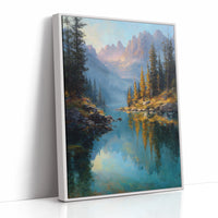 Peaks Paint Gold On Alpine Waters