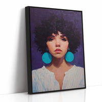 Turquoise Echoes In Violet