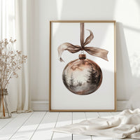 Rustic Forest Ornament Art Print - Woodland Holiday Decor - Gallery Canvas image 10