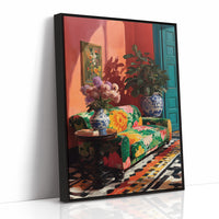 Coral Room, Painted Sofa