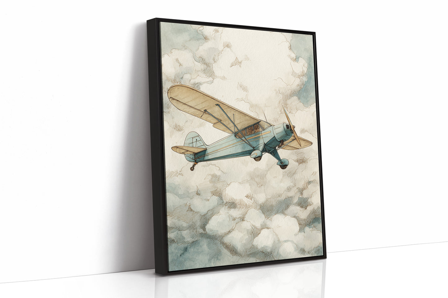 Chasing Horizons in Vintage Blue