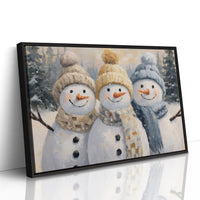 Three Friends Share Winter's Magic