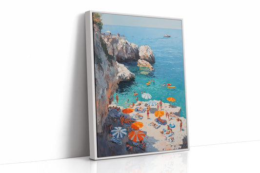 Summer Floats Along Mediterranean Cliffs