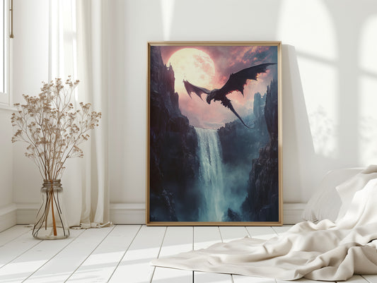 Beneath The Moonlit Cascade