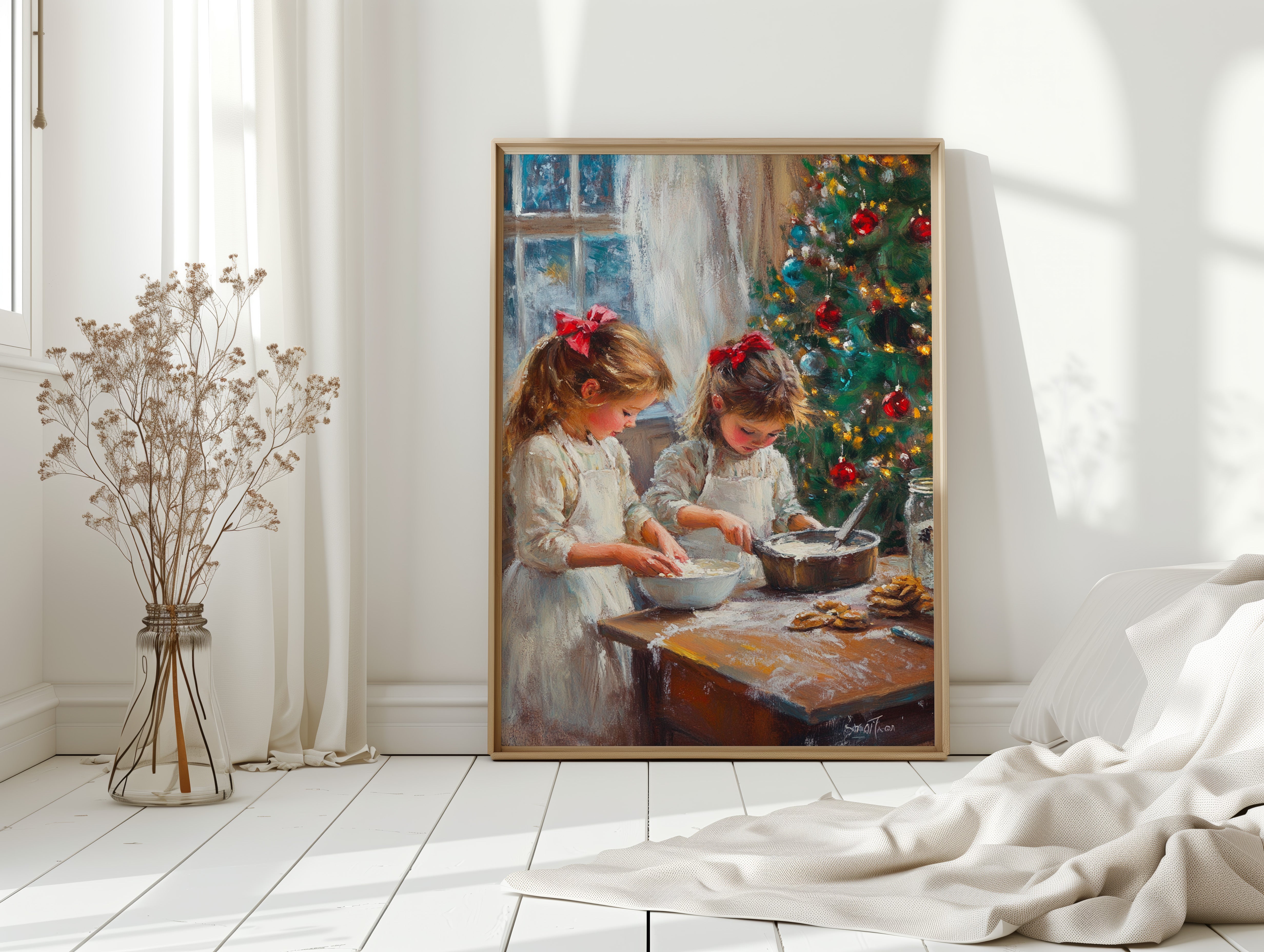 Baking Memories Beneath Twinkling Lights
