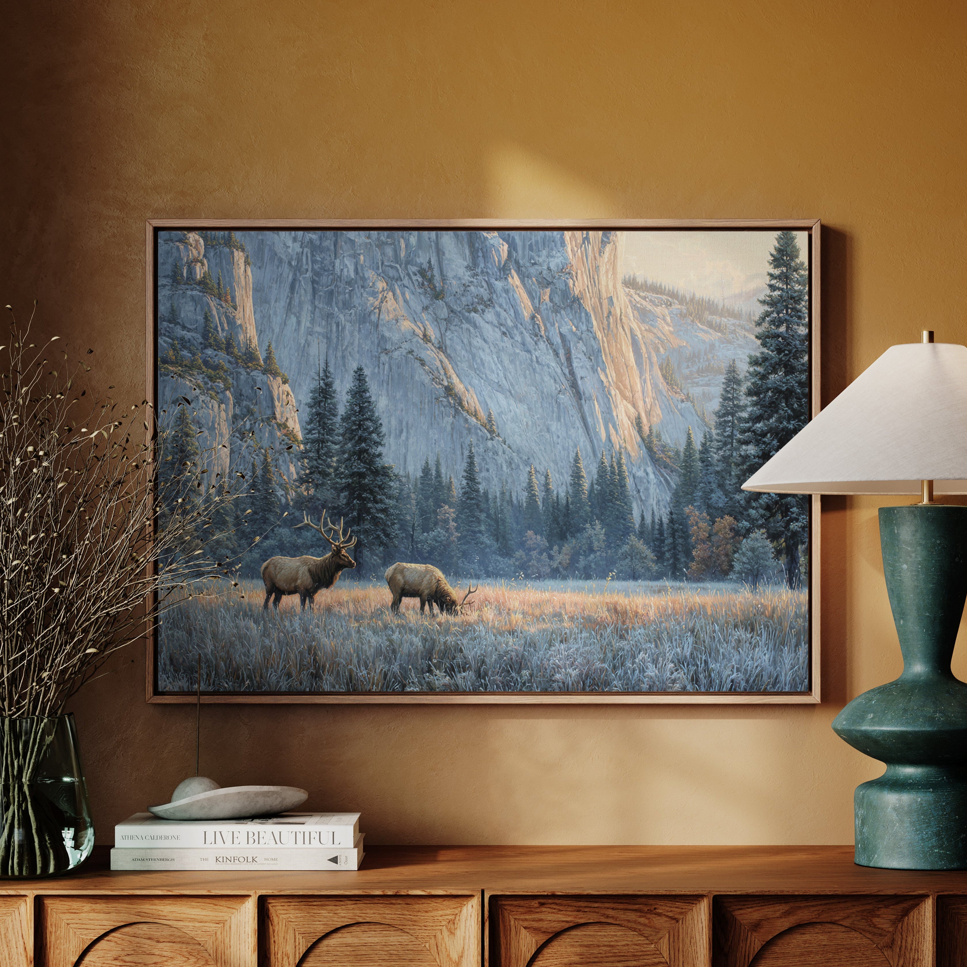 Morning Frost Greets Valley Elk