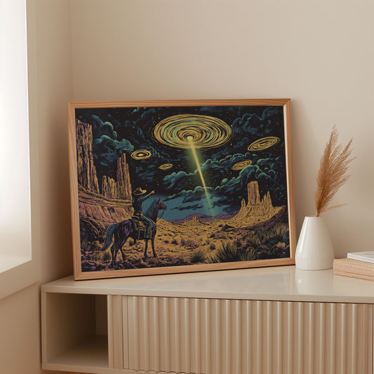 The Arrival Over Monument Valley