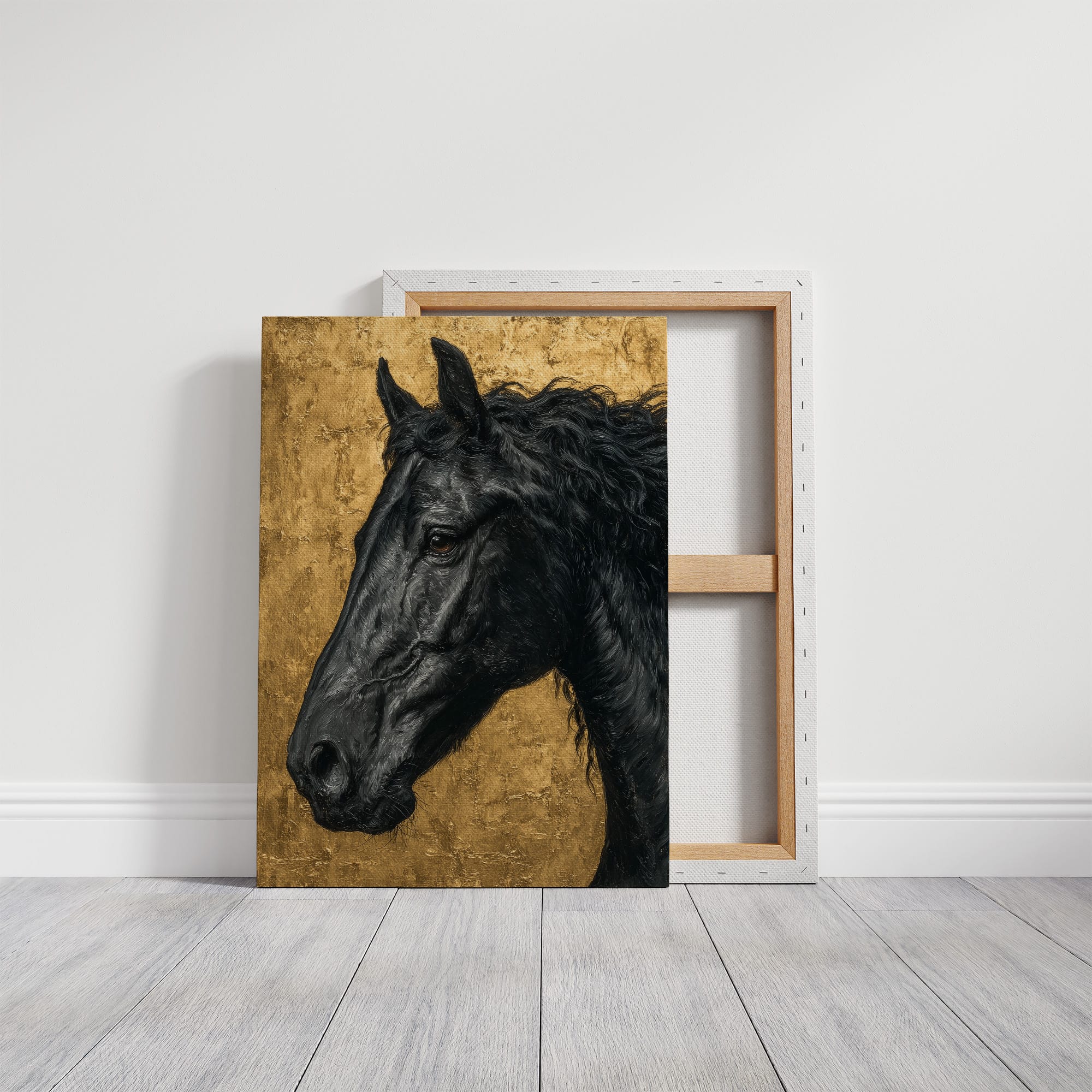 The Dark One Against Gold