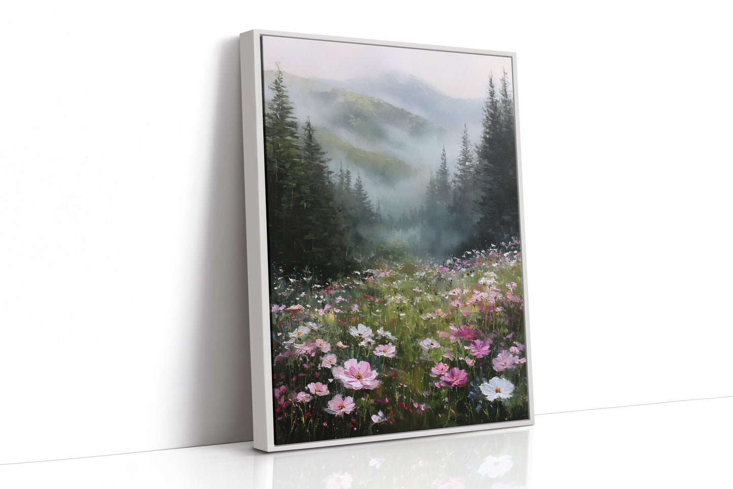 Mountain Meadow Wakes In Pink