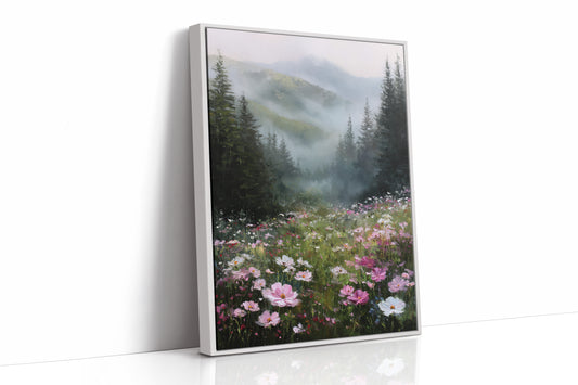 Mountain Meadow Wakes In Pink