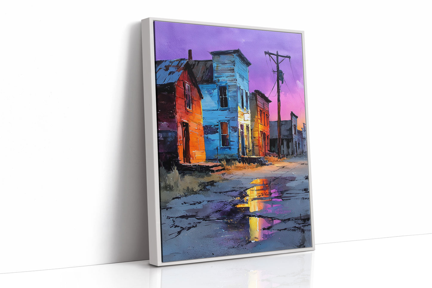 Ghost Town at Dusk
