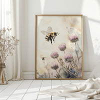 Pollinators Dance Among Petals