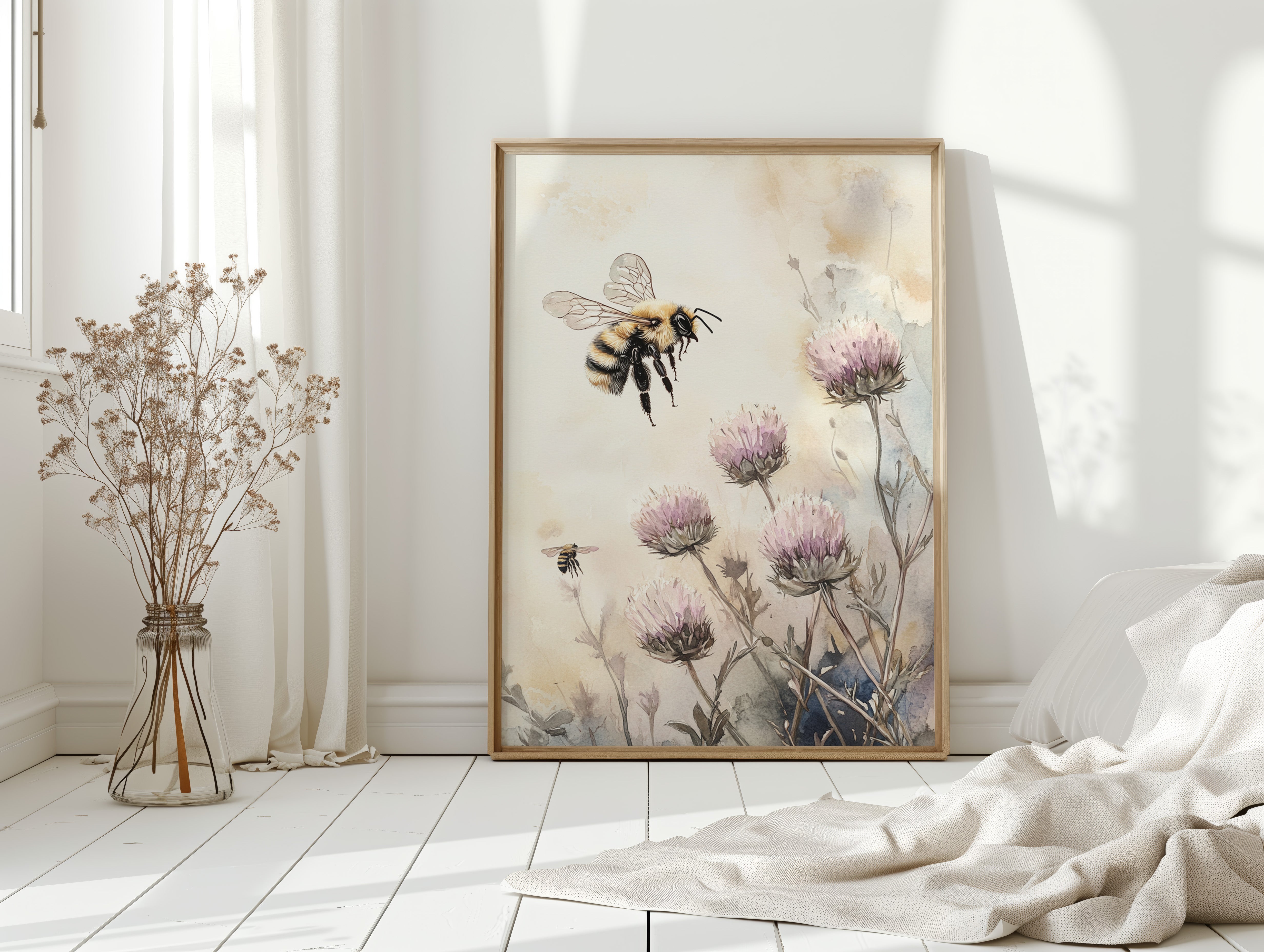 Pollinators Dance Among Petals