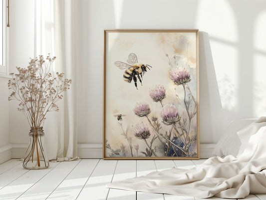 Pollinators Dance Among Petals