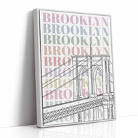 Pastel Stories Cross Brooklyn Bridge
