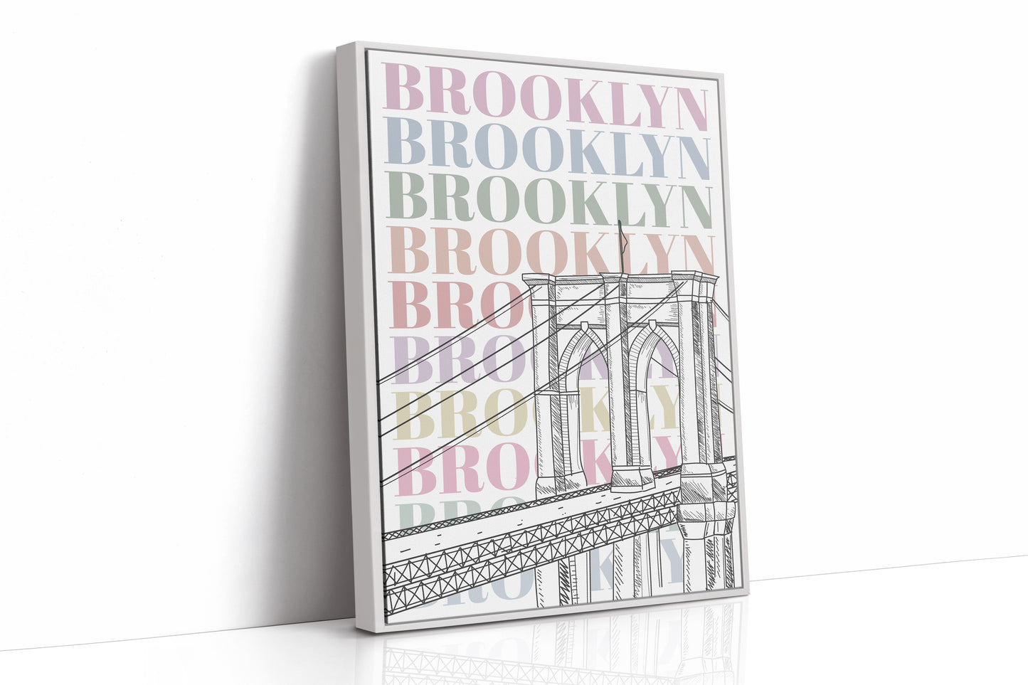 Pastel Stories Cross Brooklyn Bridge