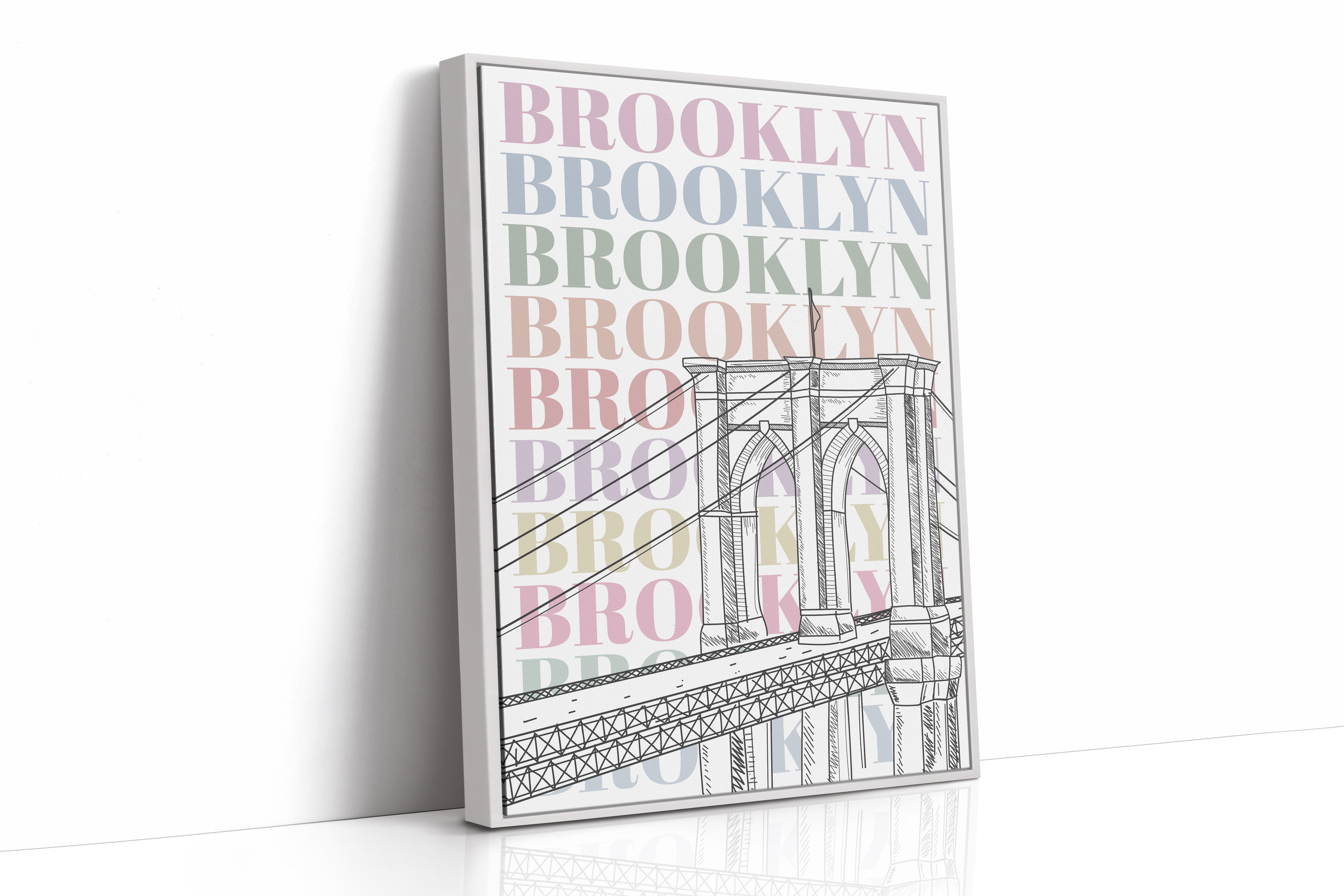 Pastel Stories Cross Brooklyn Bridge
