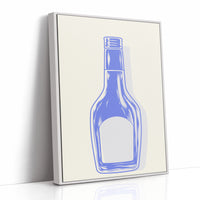 Periwinkle Glass Holds Empty Stories