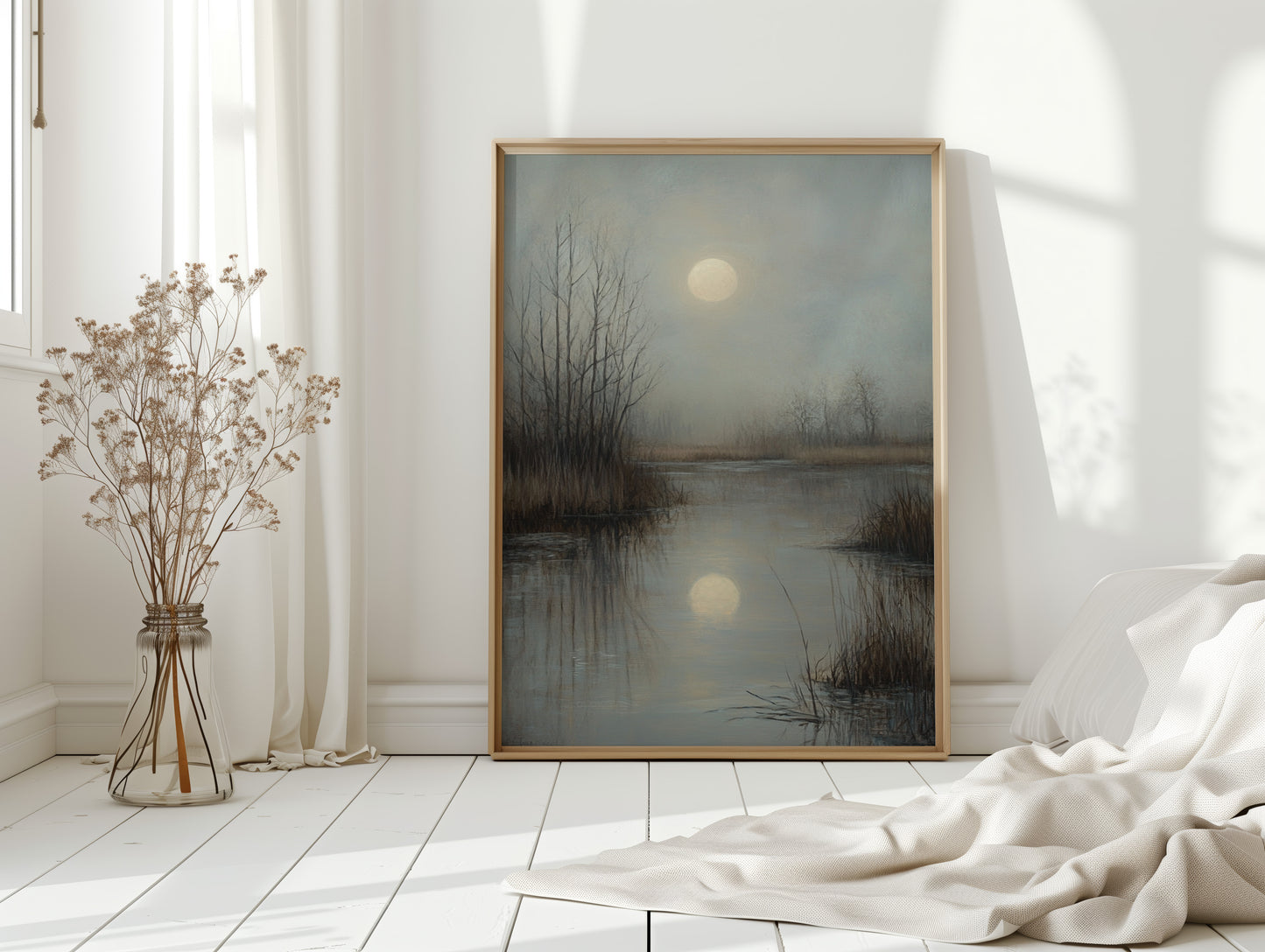 Moonlight Dances on Still Waters