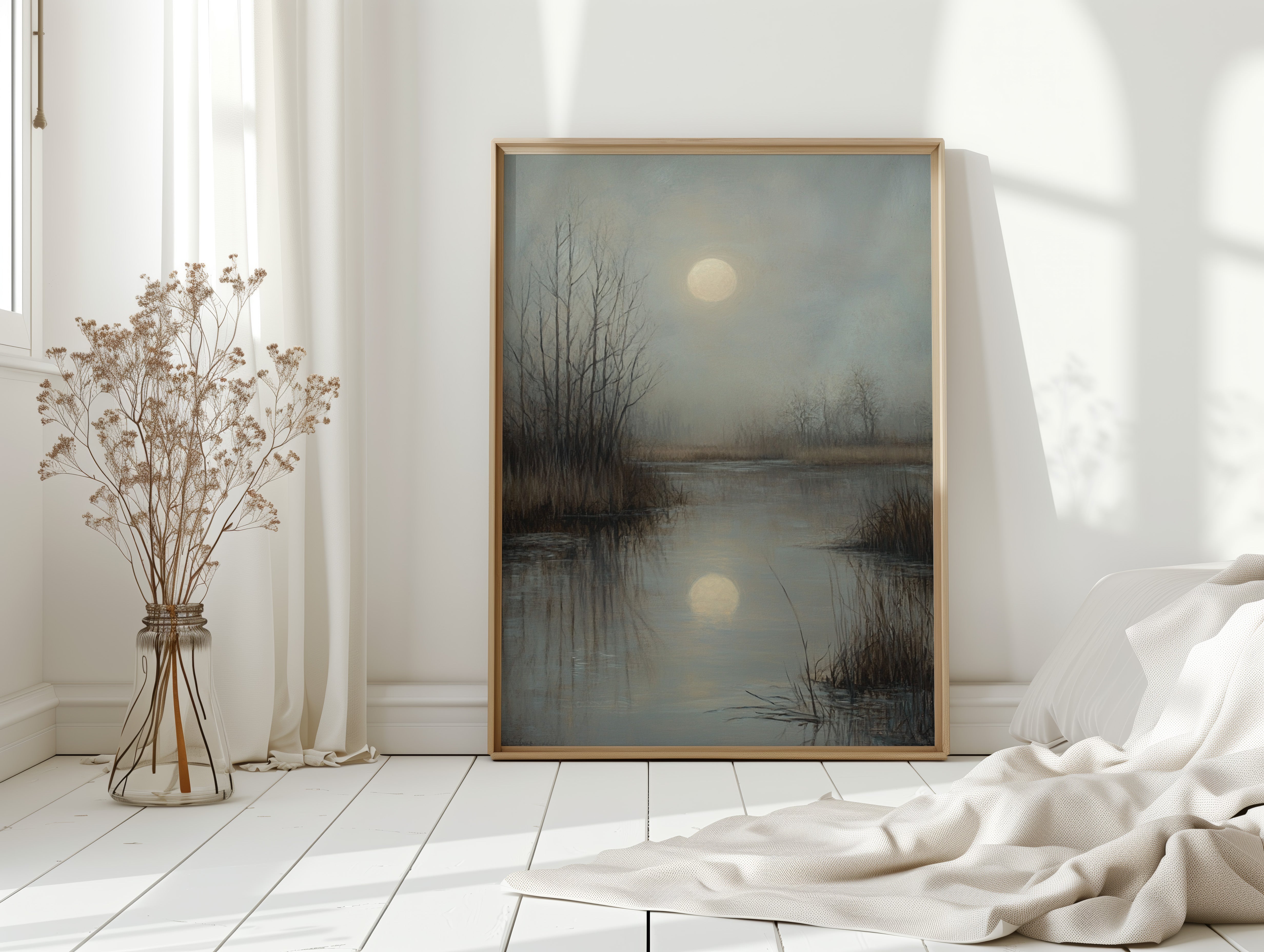 Moonlight Dances on Still Waters