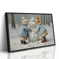 Winter Friends Share Secret Snow Tales