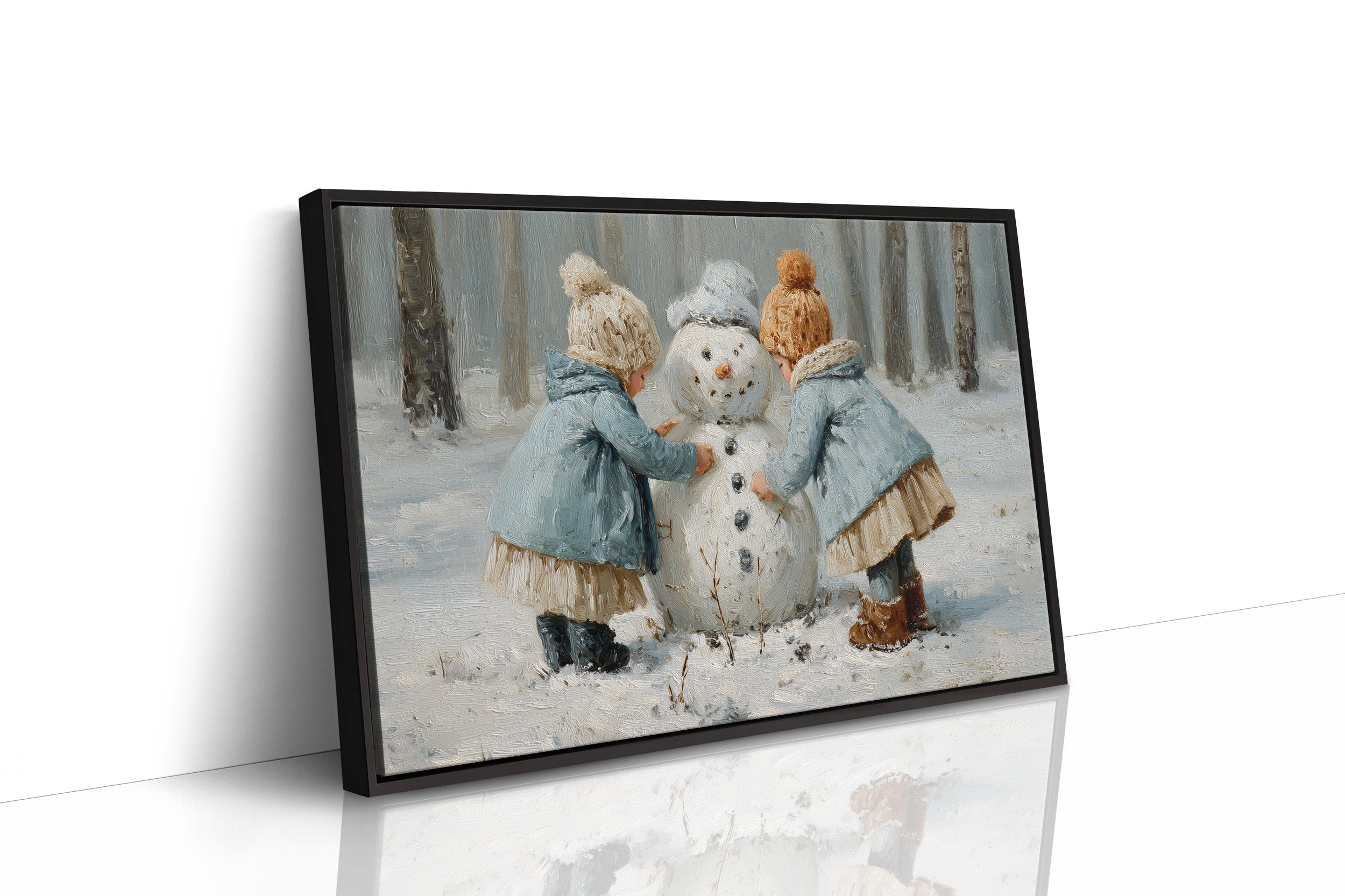 Winter Friends Share Secret Snow Tales