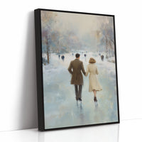 Winter Stroll on Ice