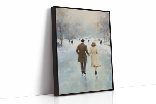 Winter Stroll on Ice