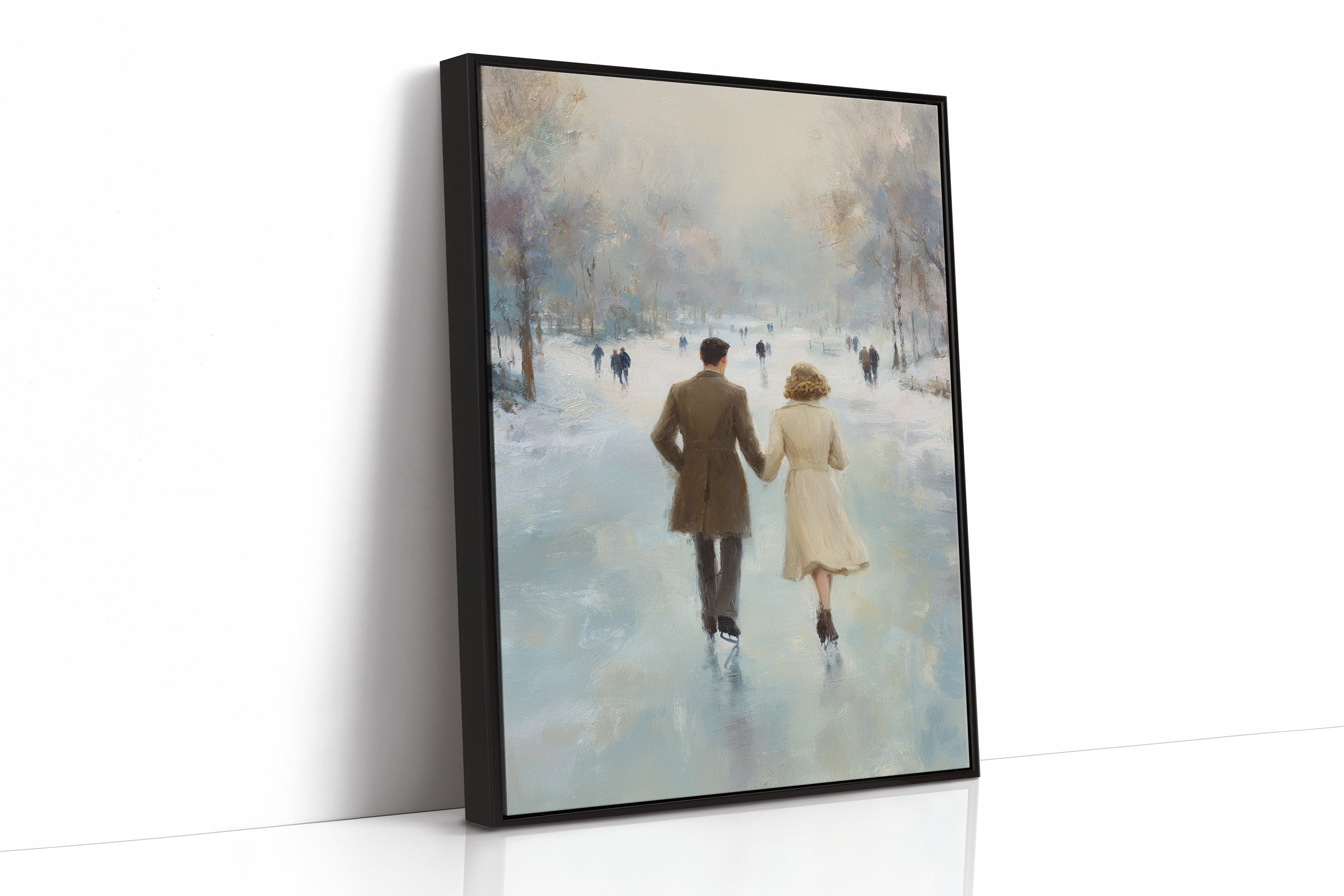 Winter Stroll on Ice