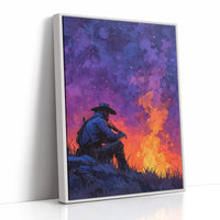 Cowboy's Fireside Serenade