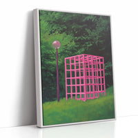 Pink Geometry Dreams In Green