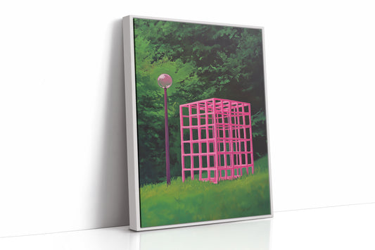 Pink Geometry Dreams In Green