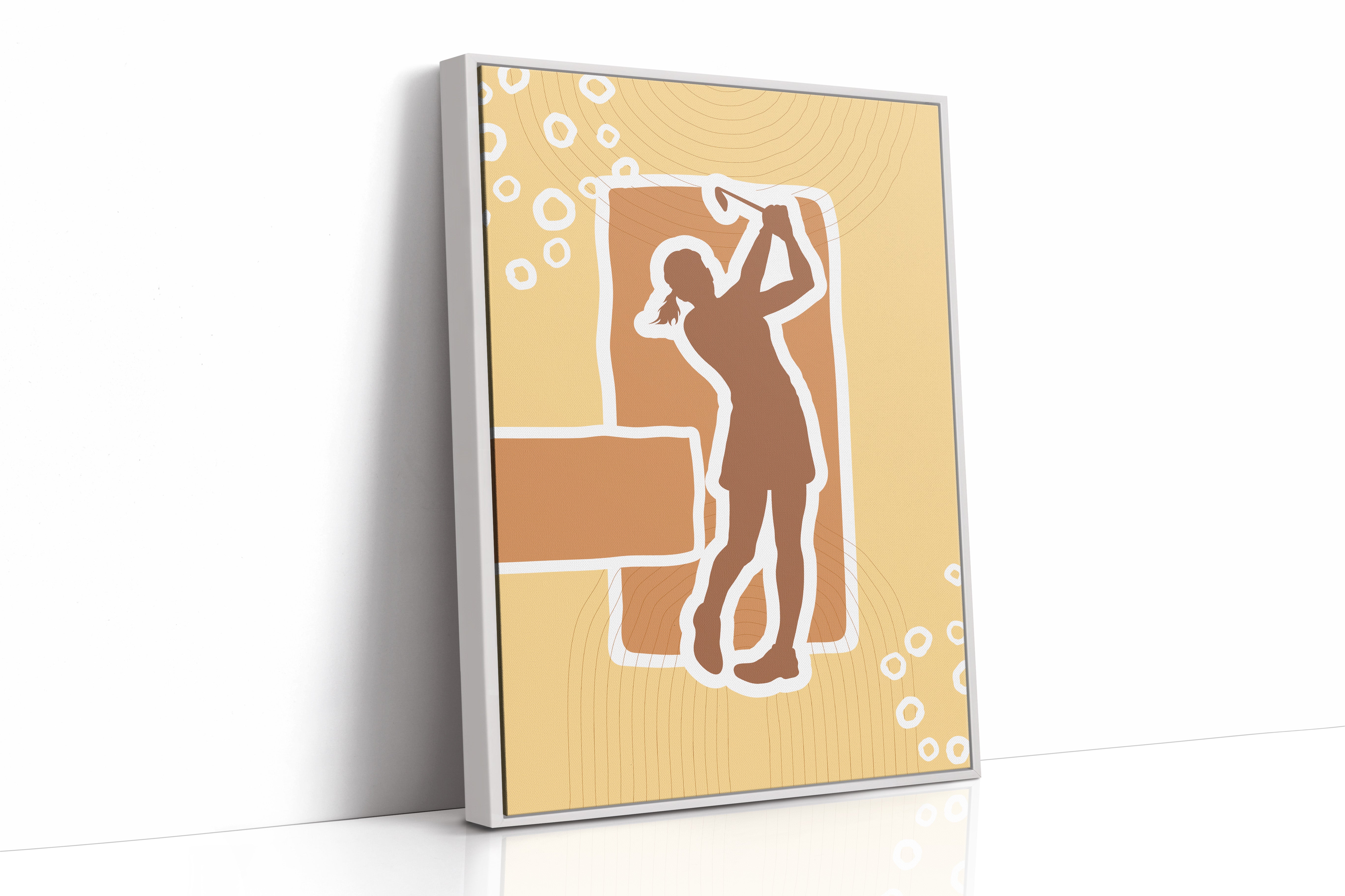 Copper Notes Float Through Golden Air