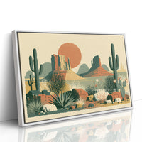 Desert Bloom at High Noon