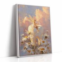 Daisy Dreams Under Golden Sky