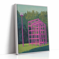 Pink Geometry Dreams In Forest