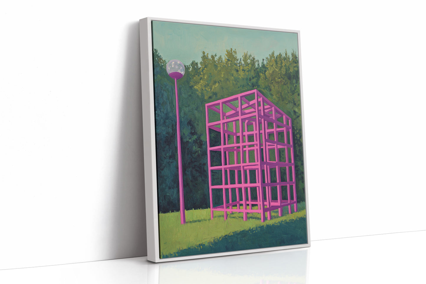 Pink Geometry Dreams In Forest