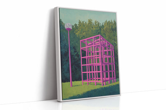 Pink Geometry Dreams In Forest