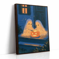 Two Ghosts, One Pumpkin
