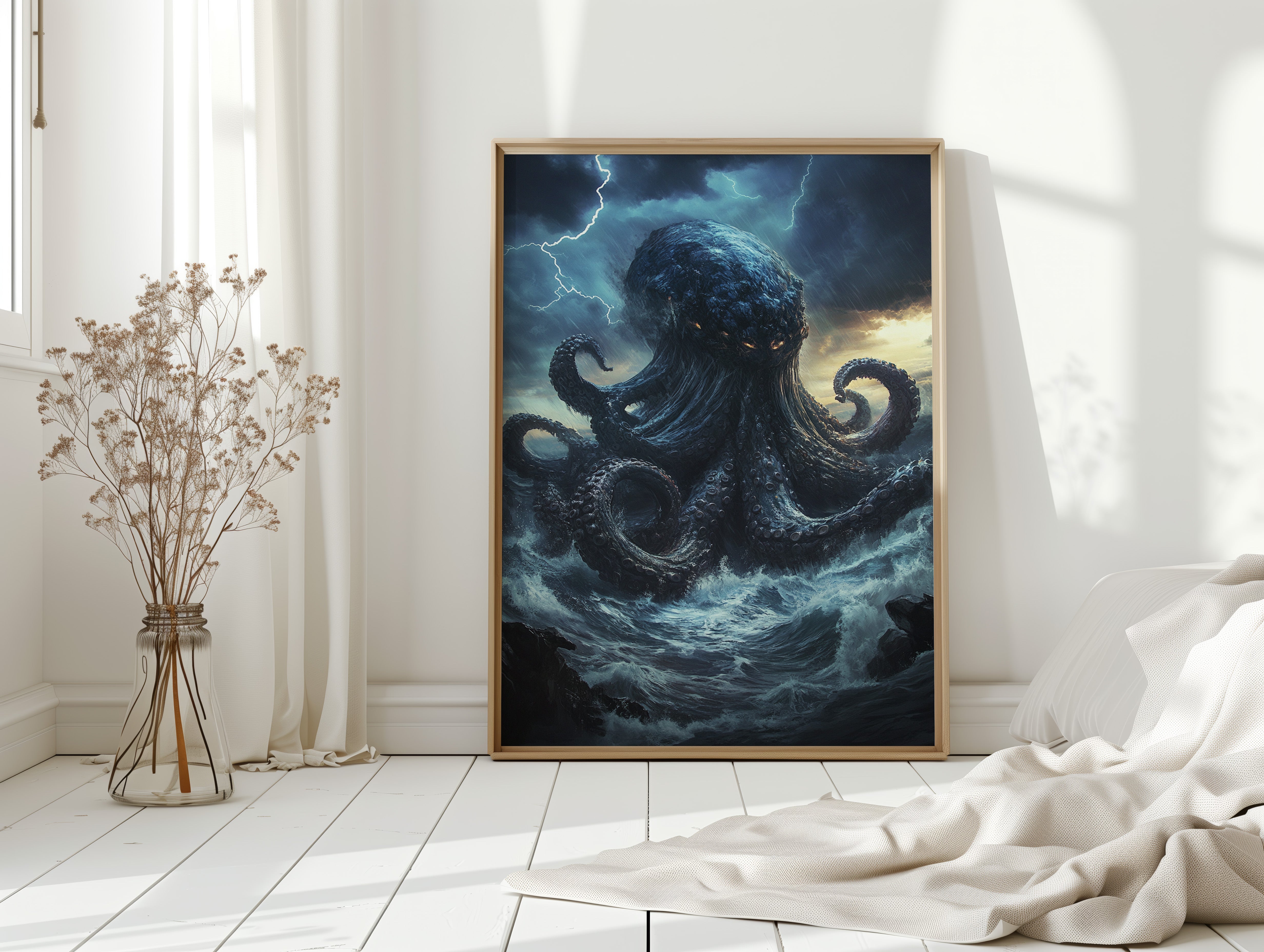 Awakening Beneath Stormy Skies